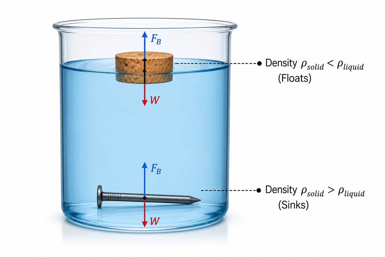 Density Float/Sink Demo